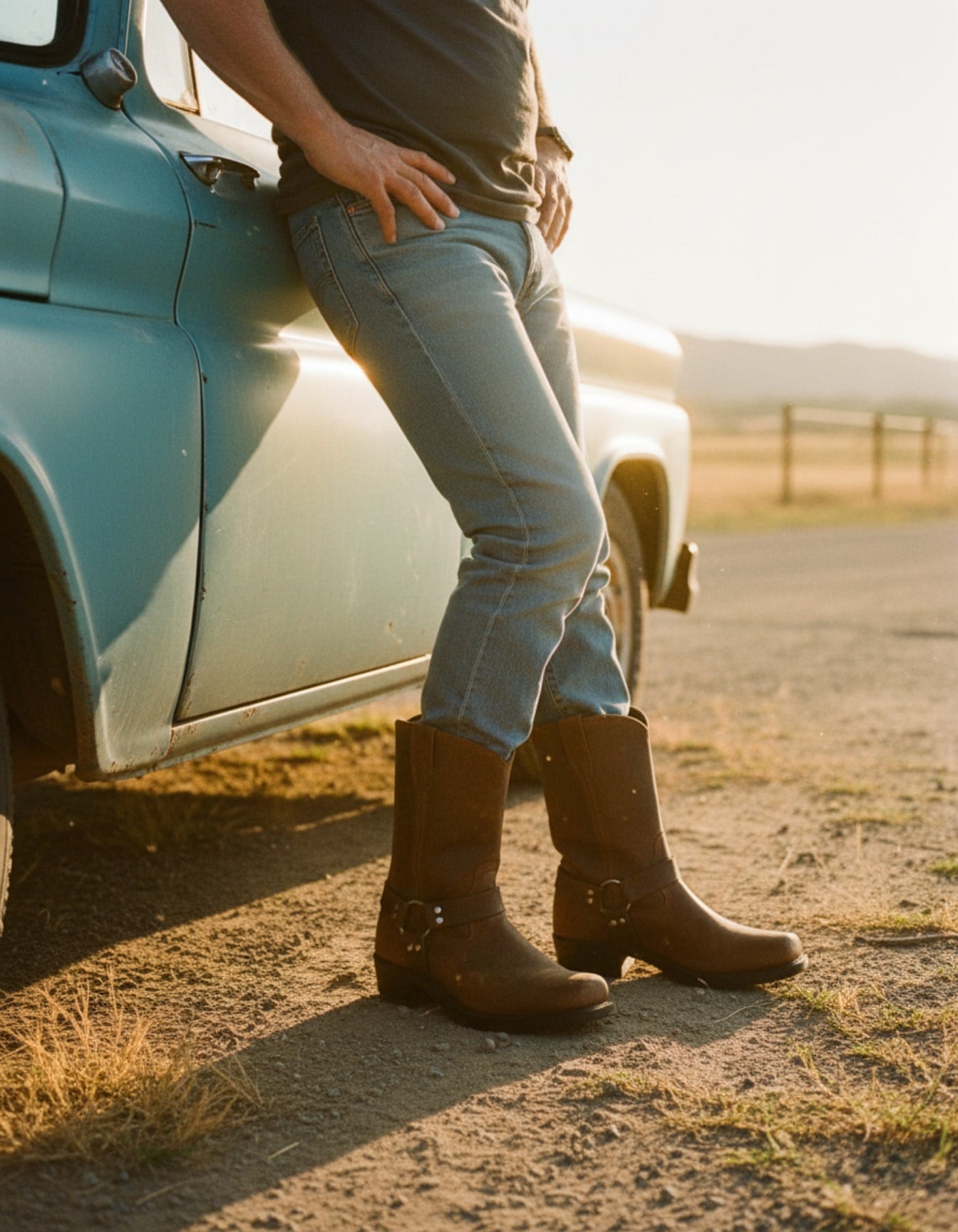 Heritage Harness Leather Boots