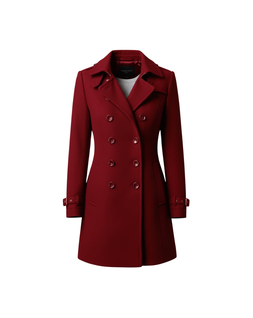 Refined Wool Tailored Coat