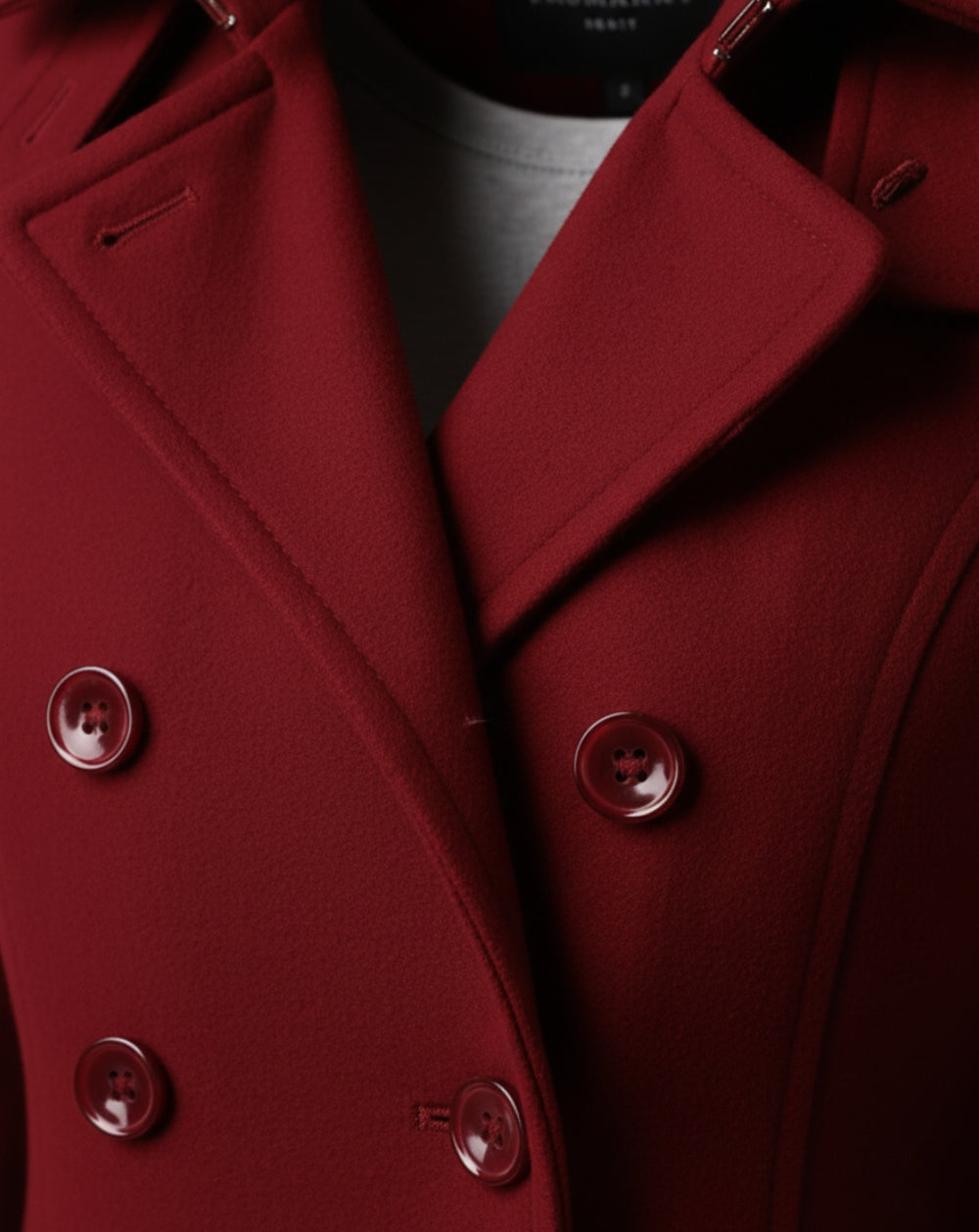 Refined Wool Tailored Coat