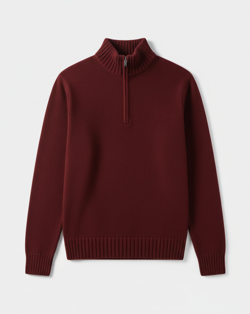 Heritage Quarter-Zip Knit Sweater