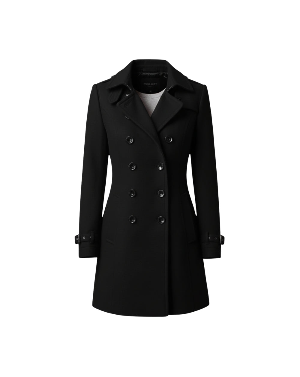 Refined Wool Tailored Coat