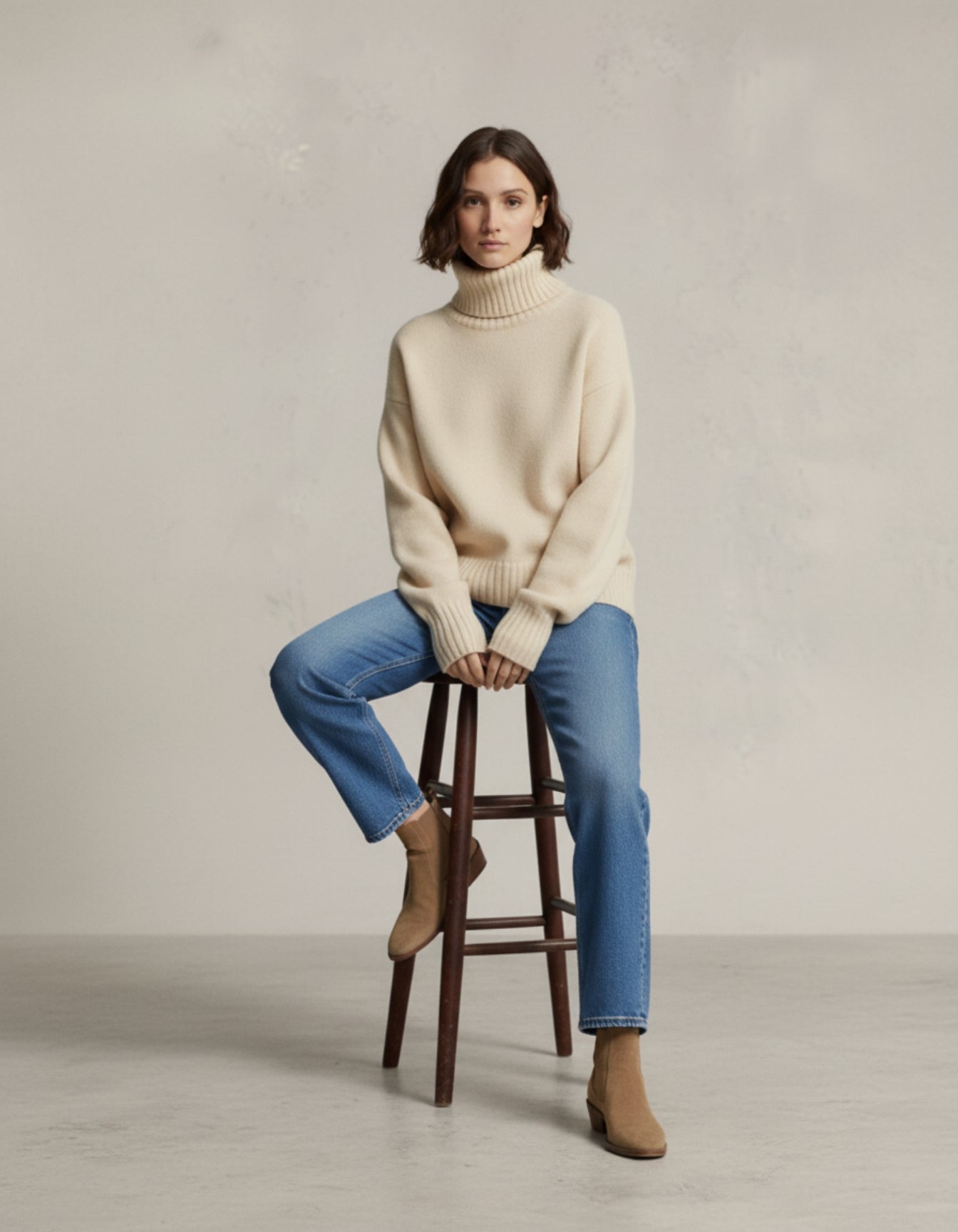 Classic Heirloom Turtleneck Sweater