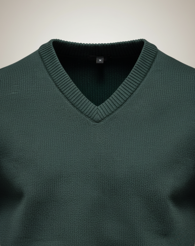 Heritage Knit V-Neck Sweater