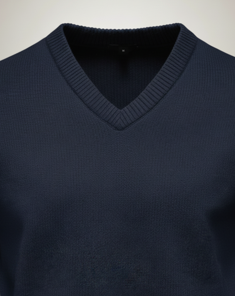 Heritage Knit V-Neck Sweater