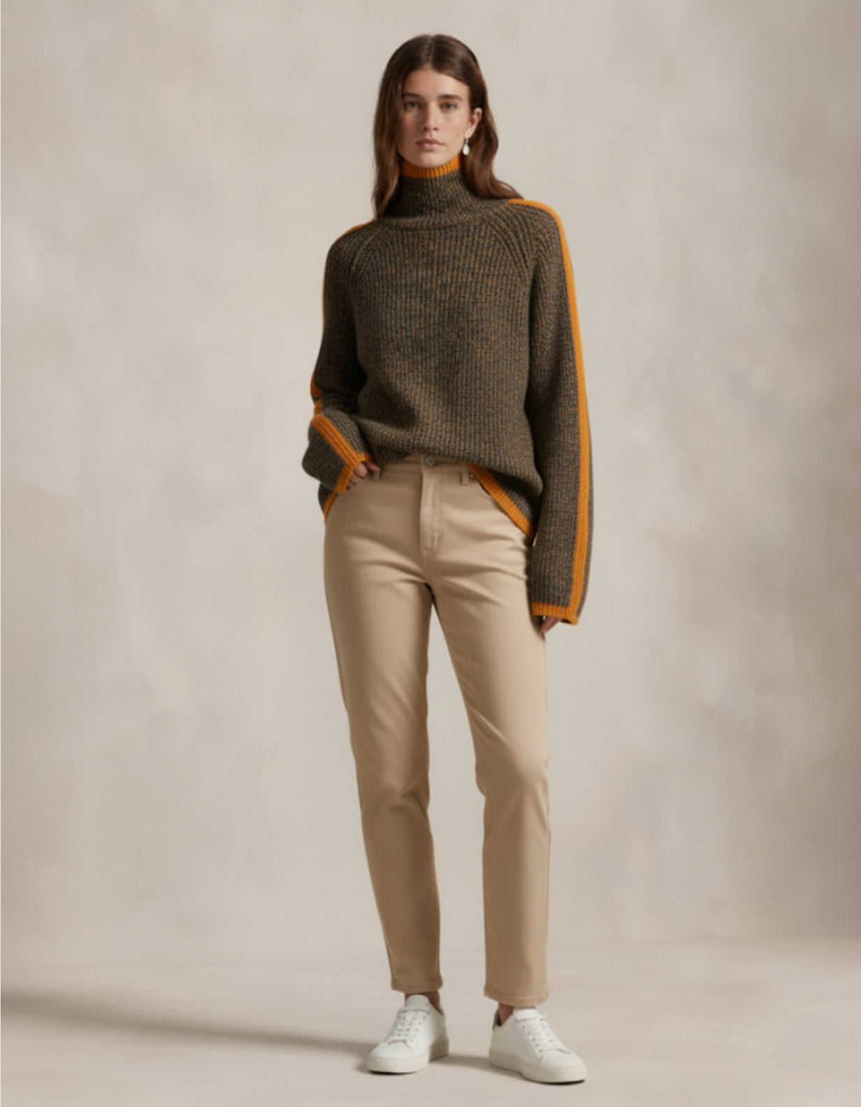 Heritage Crest Turtleneck Sweater