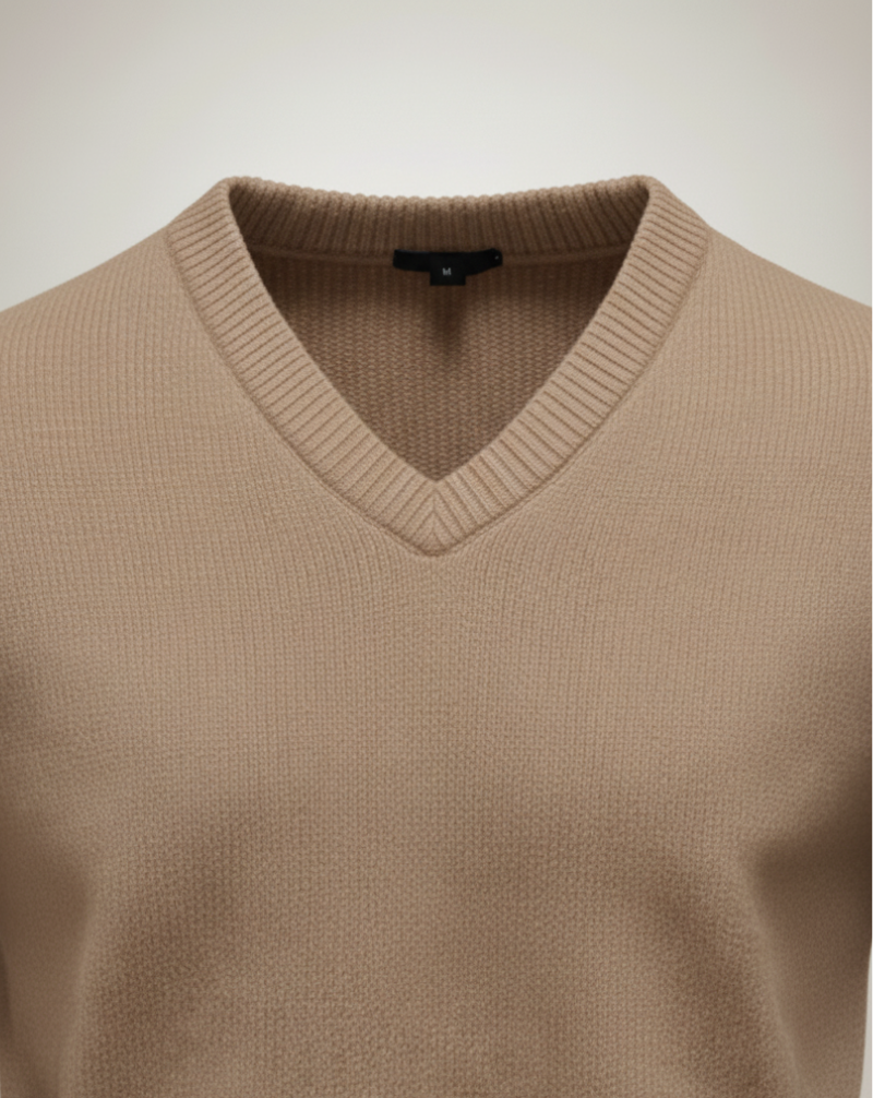 Heritage Knit V-Neck Sweater