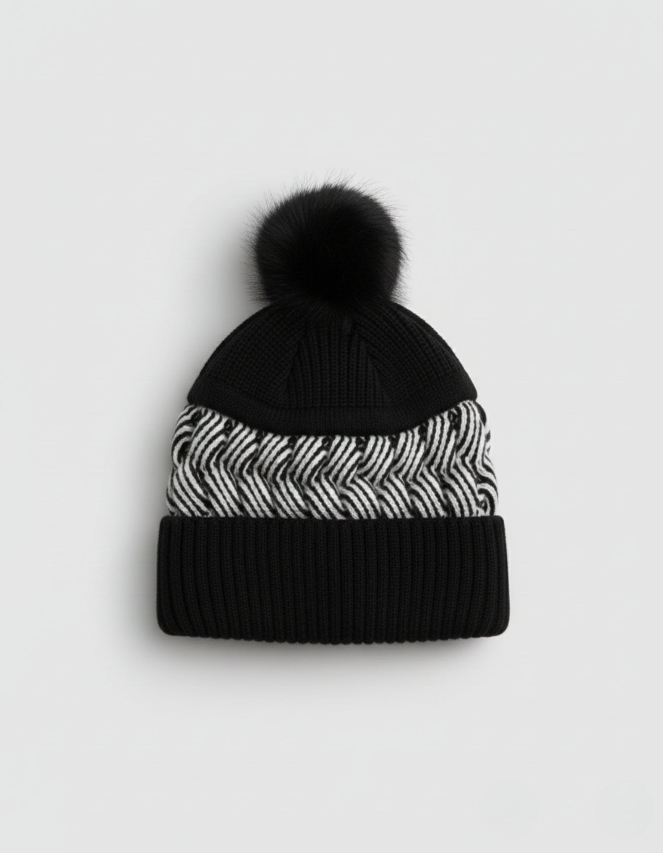 Heritage Cable Pom Beanie