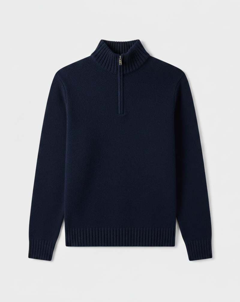 Heritage Quarter-Zip Knit Sweater