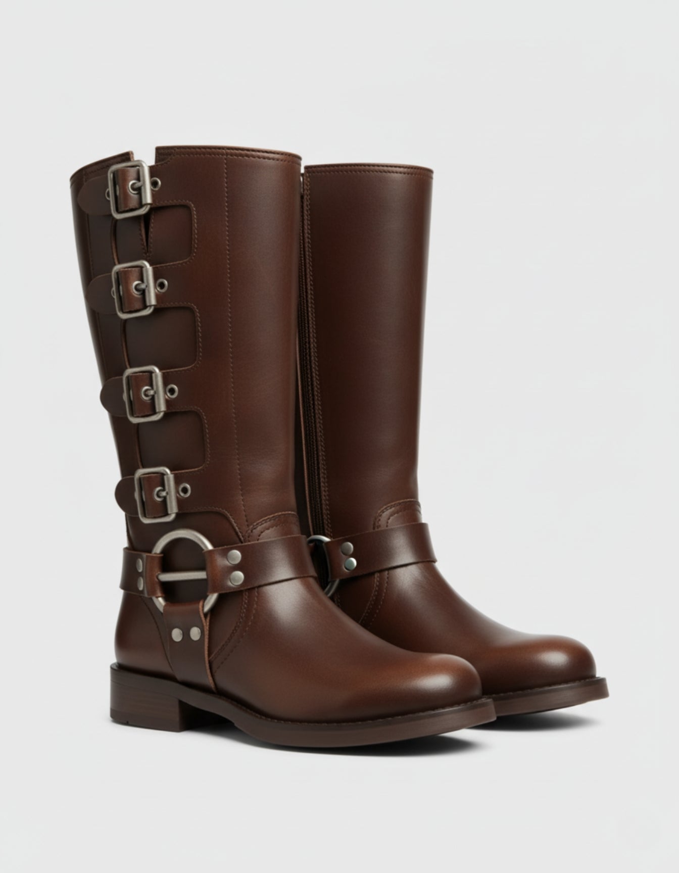 Heritage Leather Buckle Boot