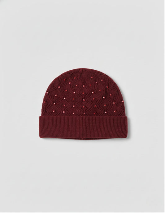 Heritage Pearl Knit Beanie