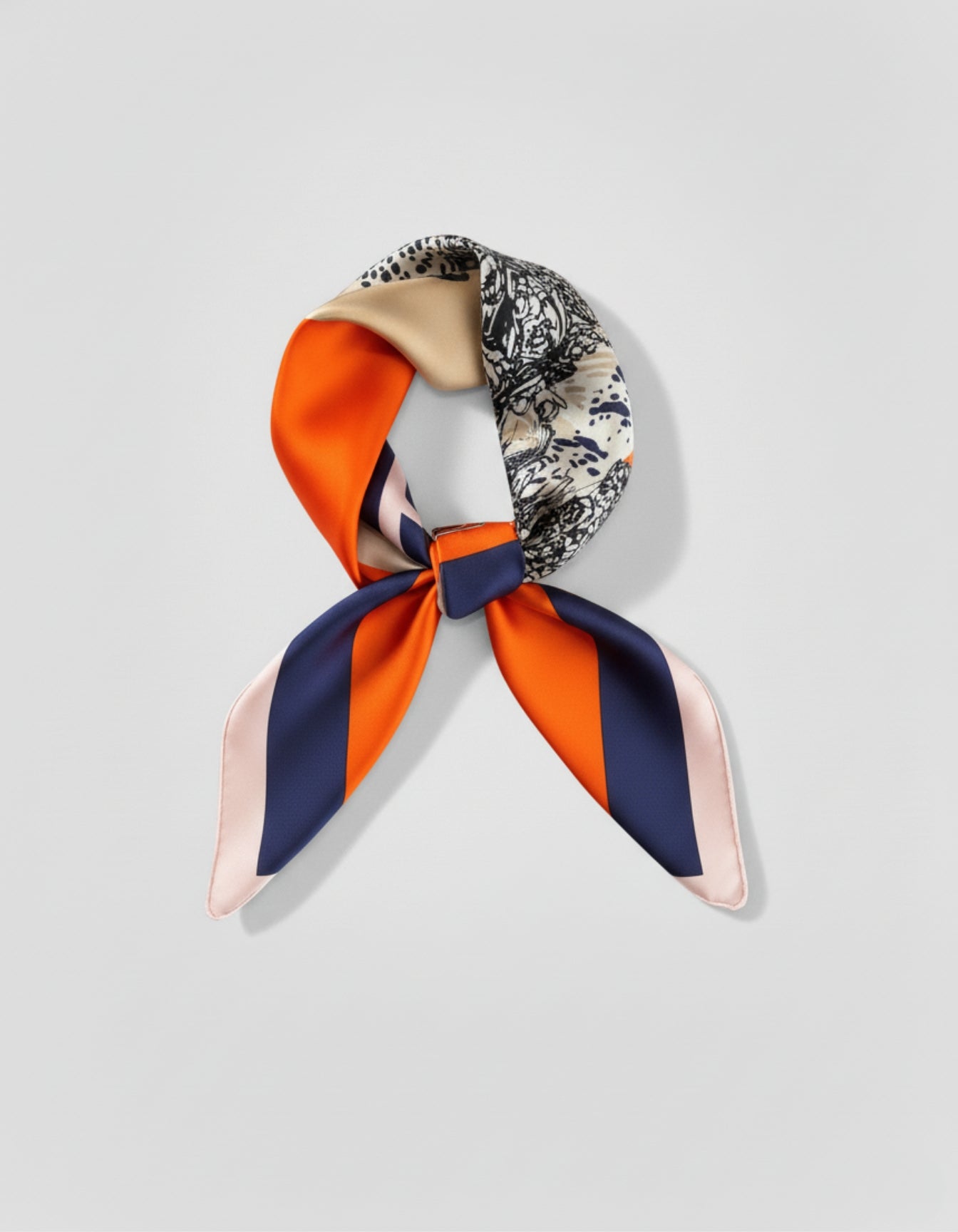 Equestrian Print Silk Scarf
