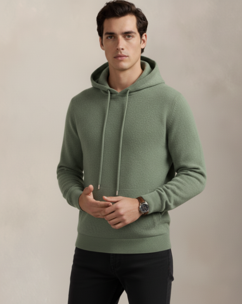 Heritage Merino Knit Hoodie