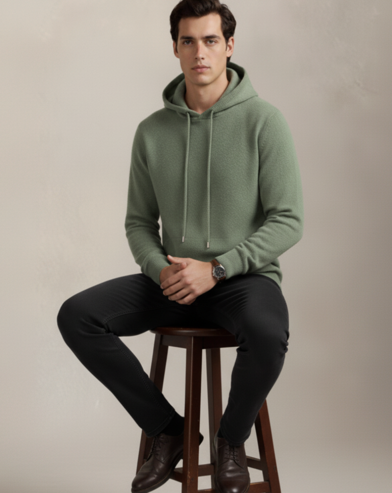 Heritage Merino Knit Hoodie