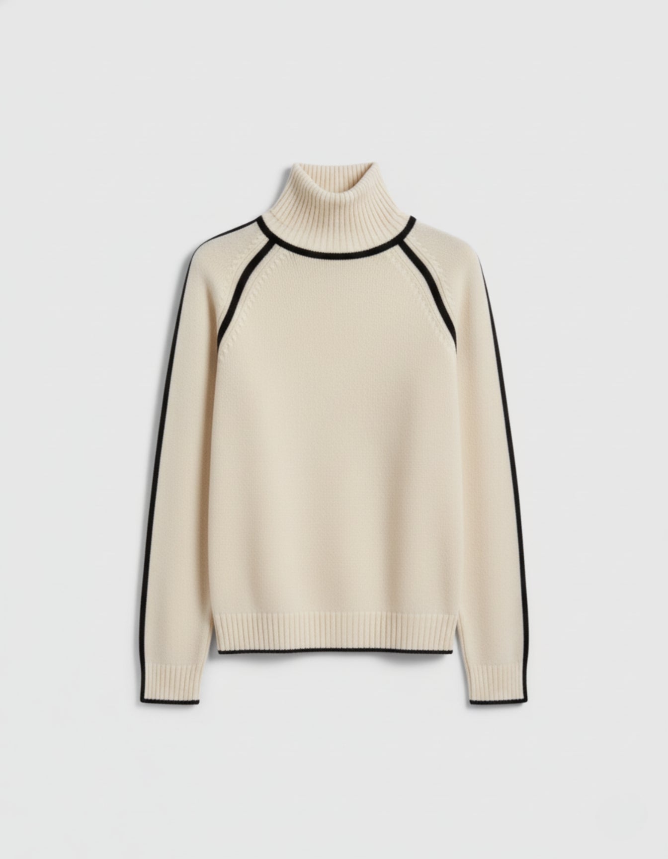 Heritage Contrast Turtleneck Sweater