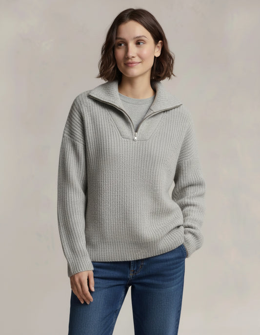 Heritage Quarter-Zip Knit Pullover
