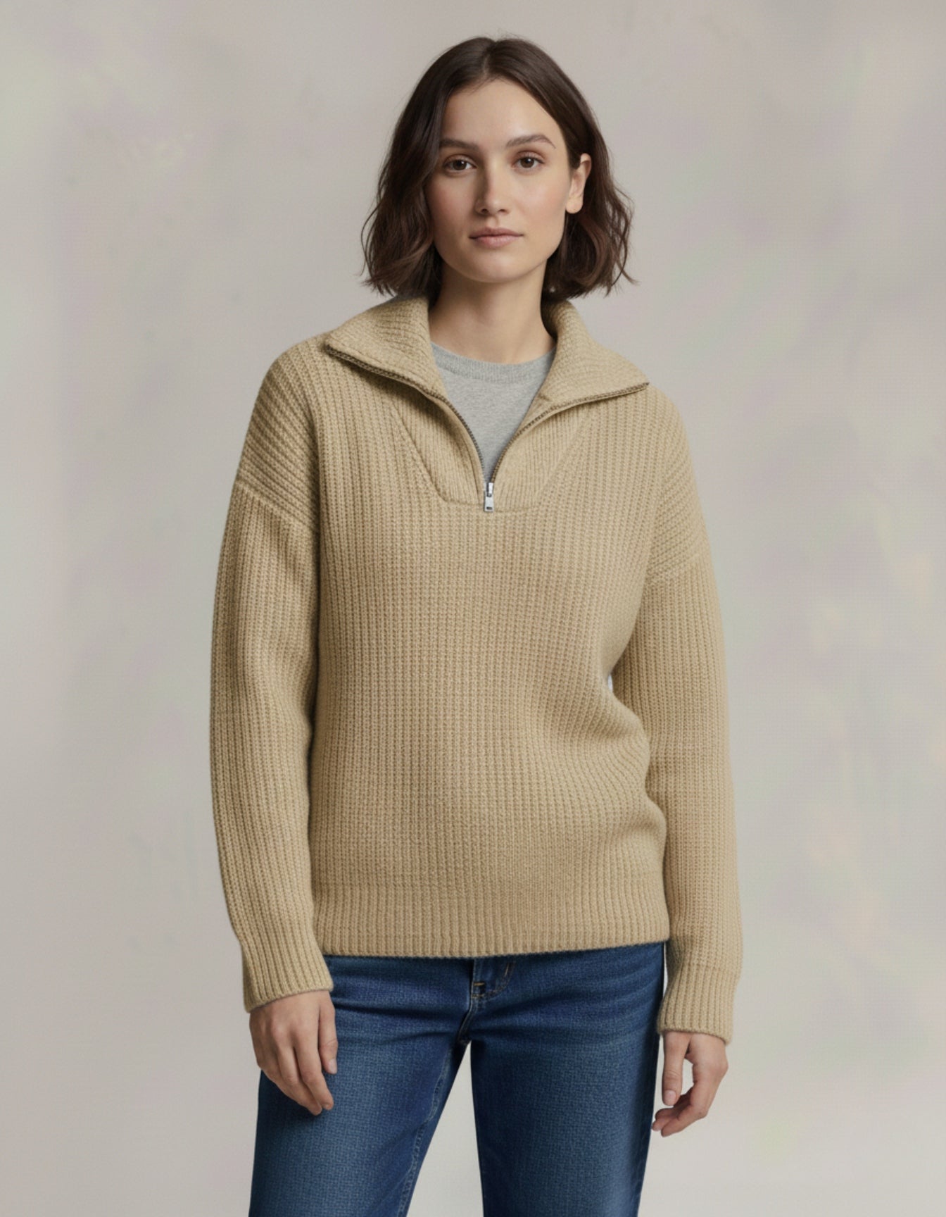 Heritage Quarter-Zip Knit Pullover