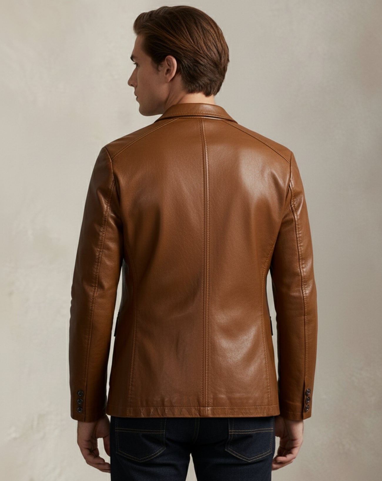 Refined Leather Jacket
