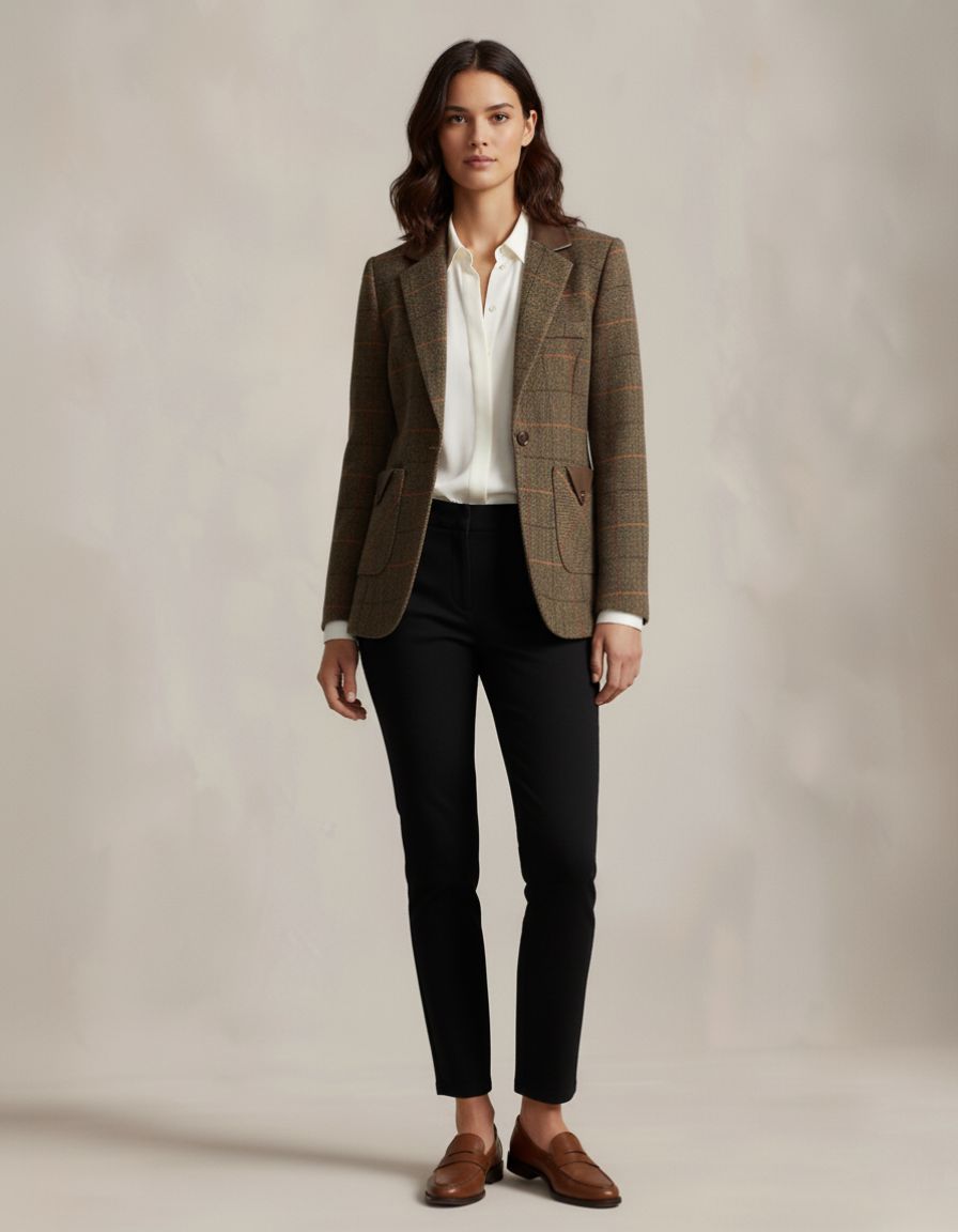 Heritage Glen Plaid Wool Blazer