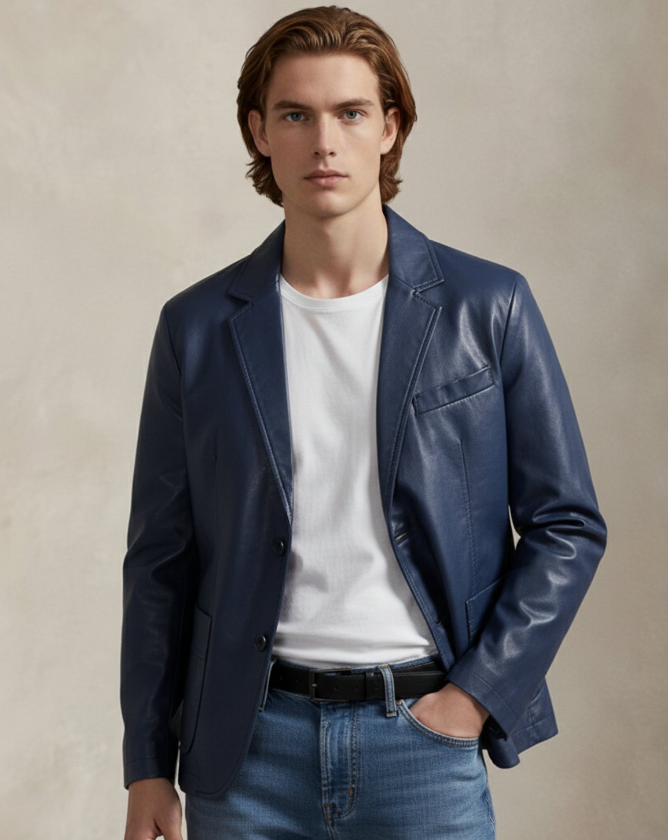 Refined Leather Jacket
