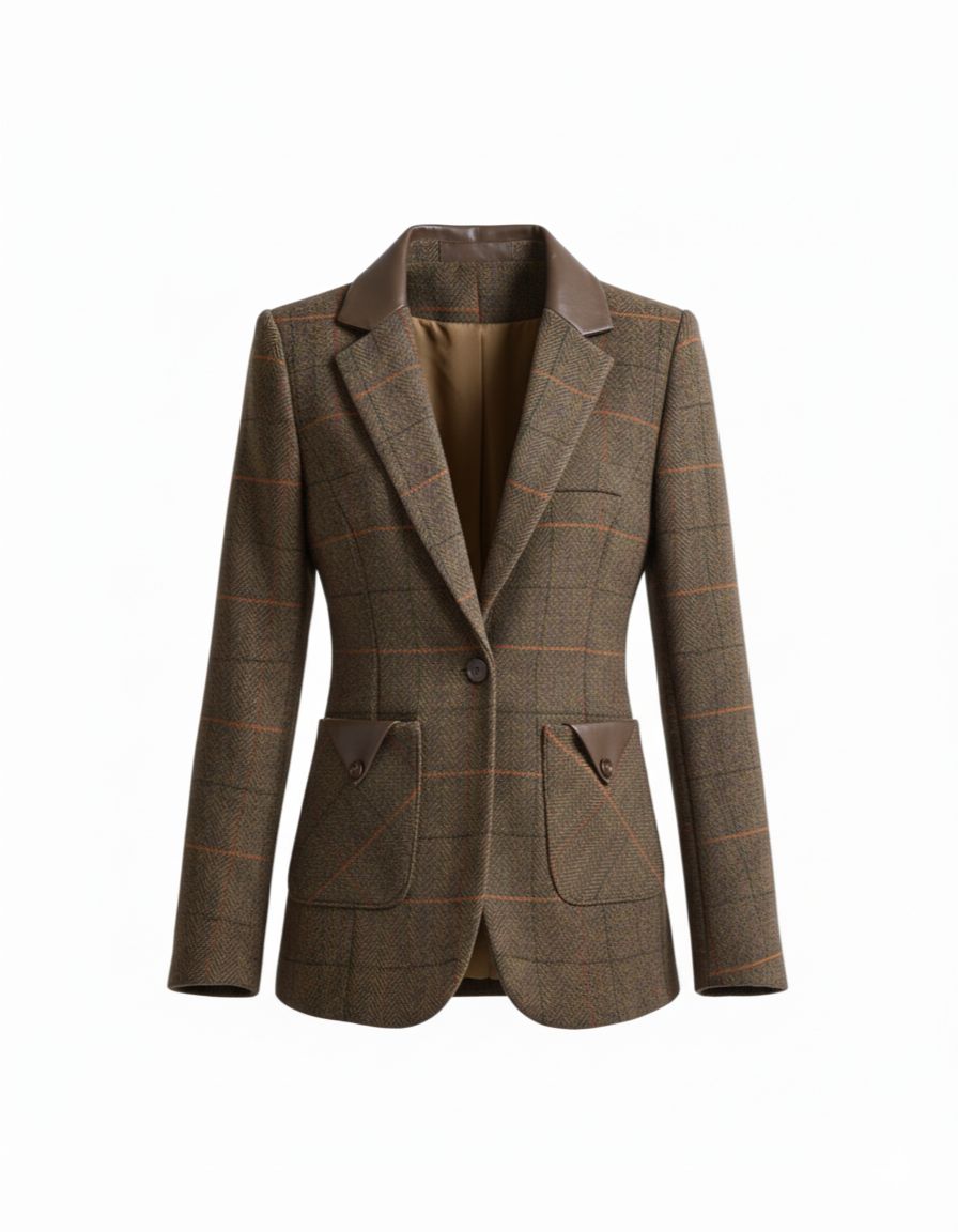 Heritage Glen Plaid Wool Blazer
