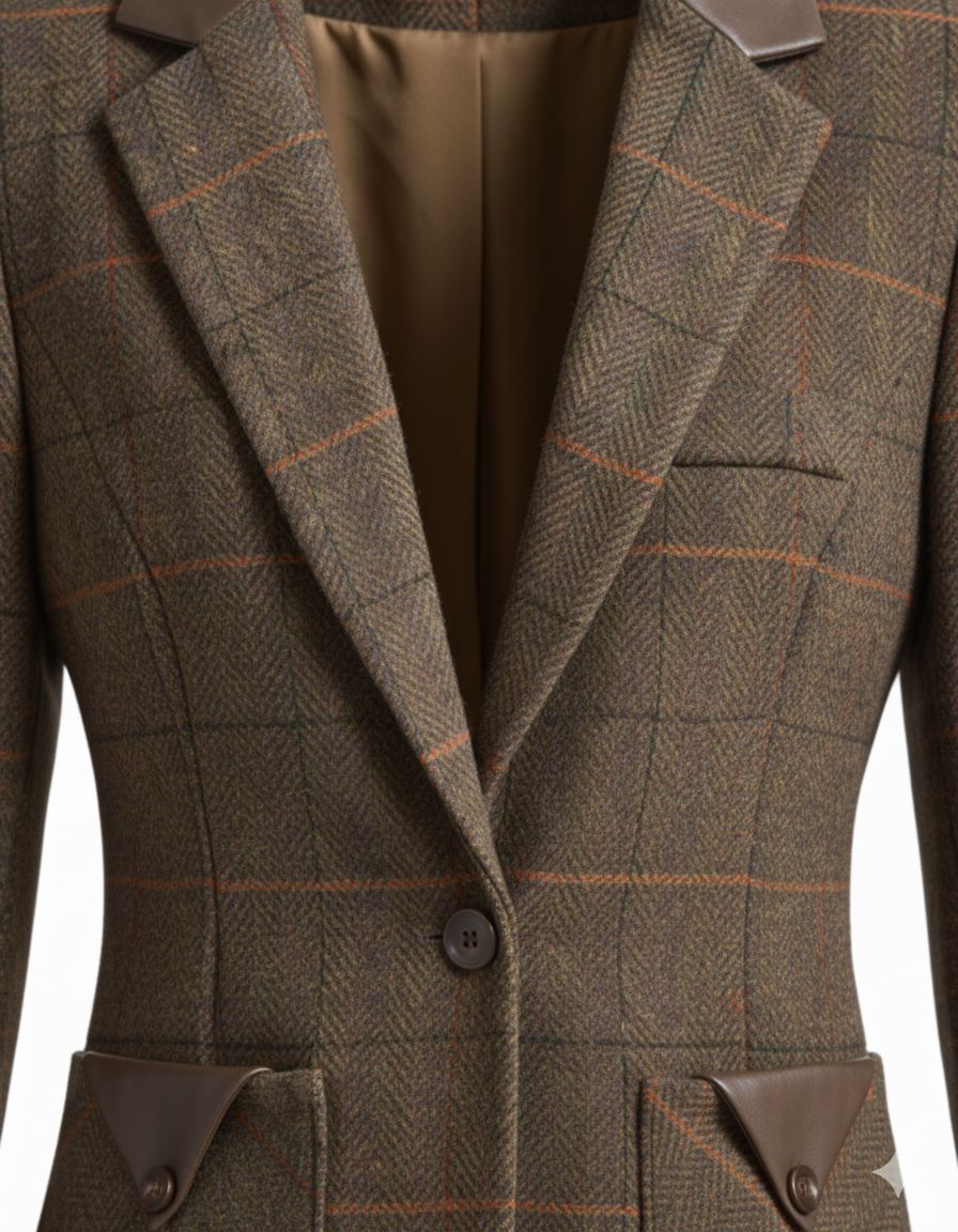Heritage Glen Plaid Wool Blazer