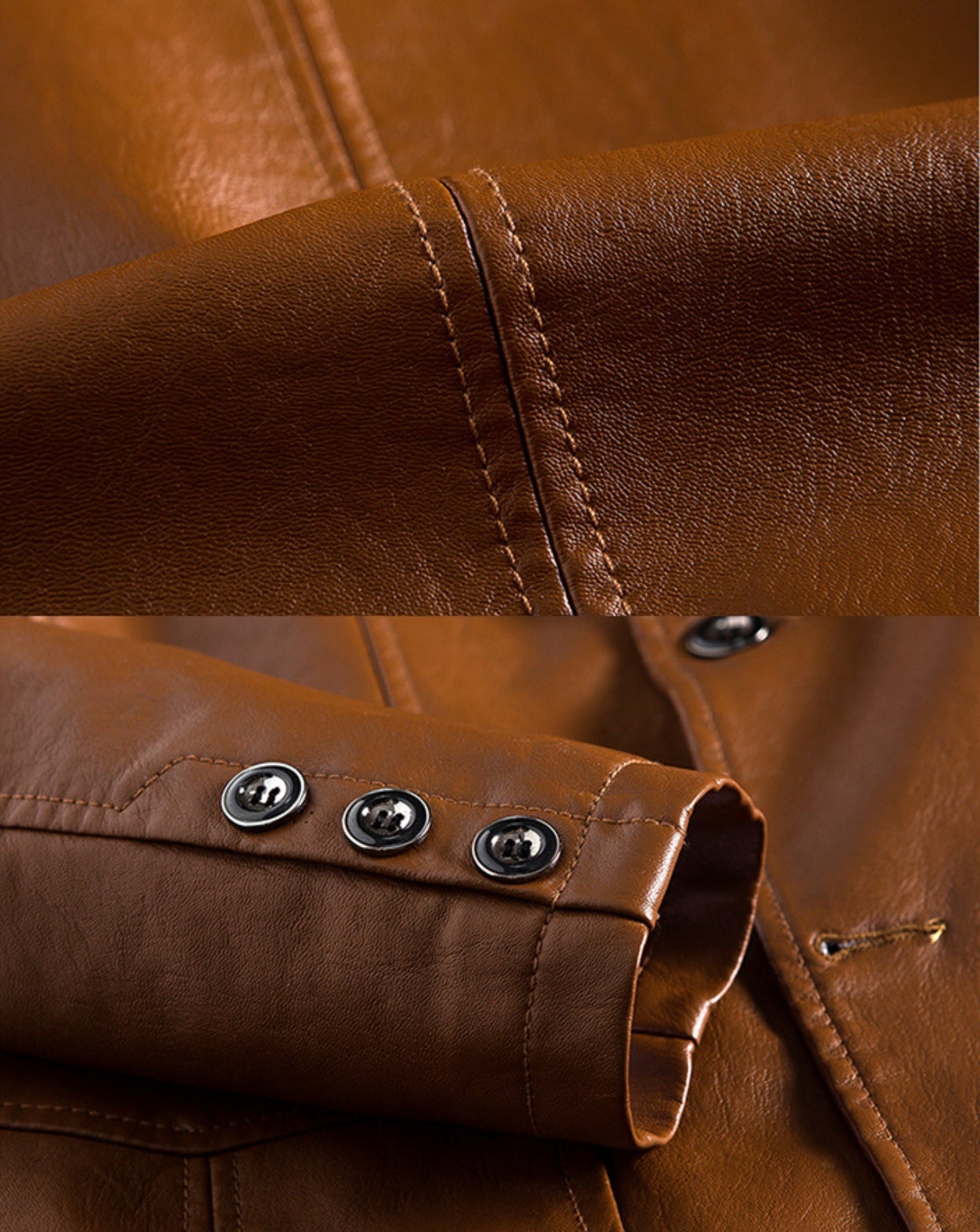 Refined Leather Jacket
